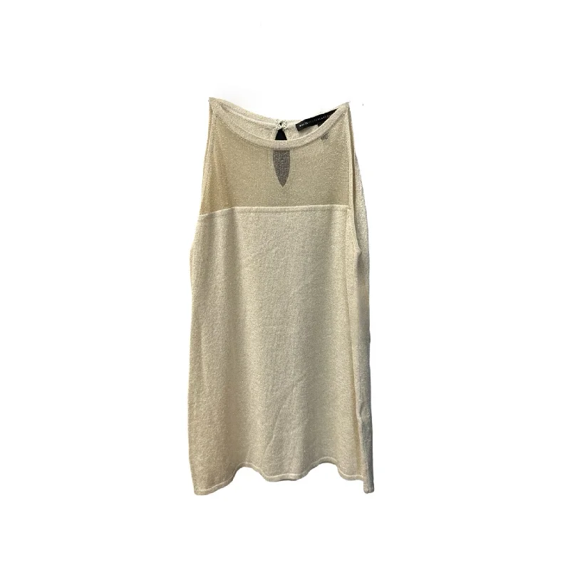 Top Sleeveless By White House Black Market In Champagne, Size: Xs