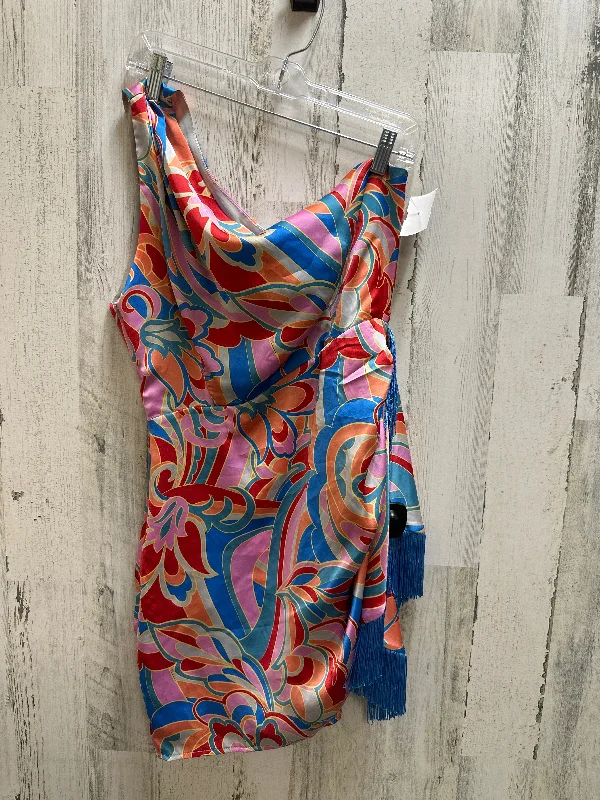 Multi-colored Dress Casual Short Karlie, Size M