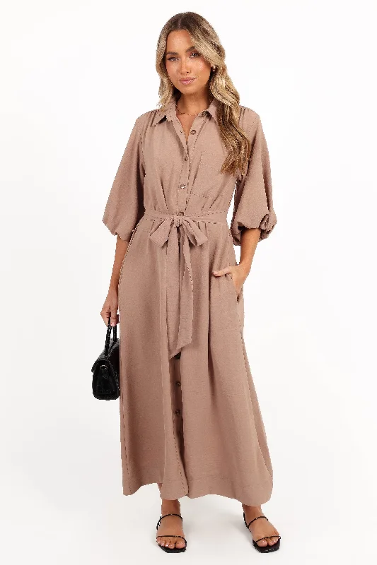 Zanita Midi Dress - Toast