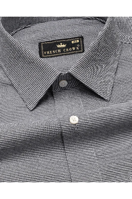 Granite Gray Houndstooth Shirt