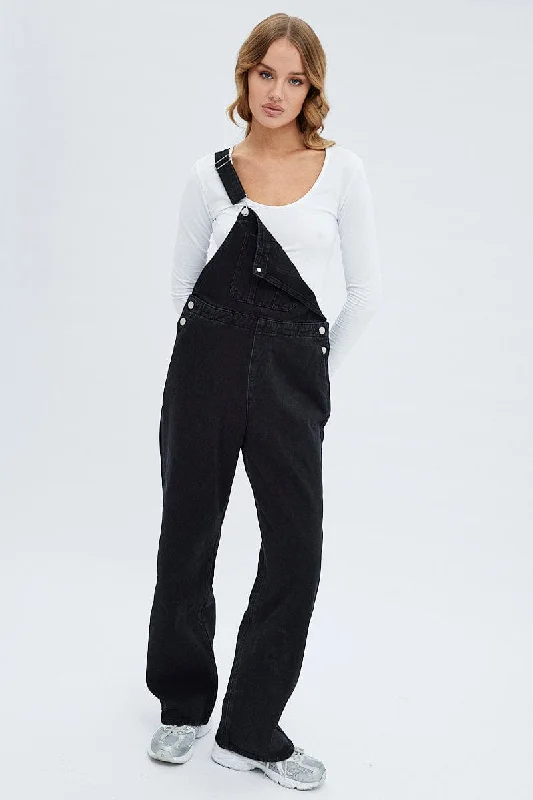 Black Overall Denim