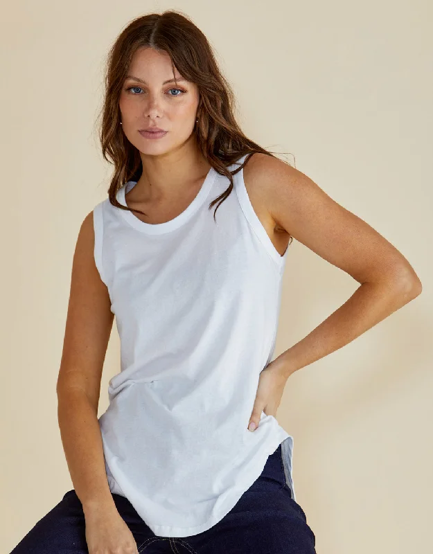 Keira Tank - White